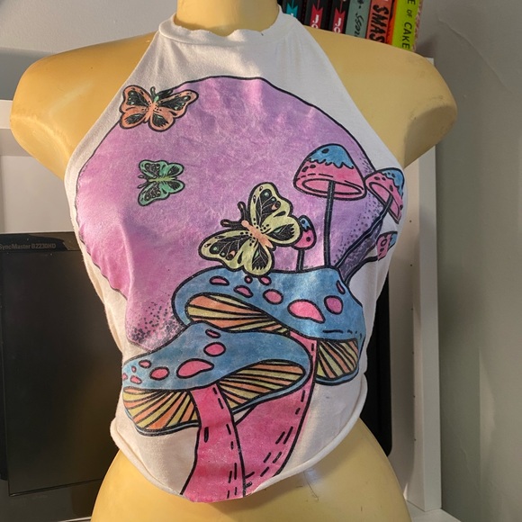 Magic Mushroom Halter Top - Picture 2 of 4